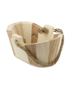 Leseno držalo za milo v dveh barvah