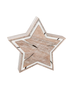 Okrasna lesena svetleča zvezda