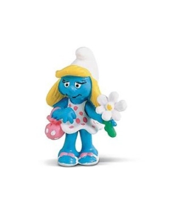 Smrketa Schleich s cvetlicami.