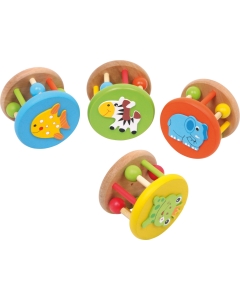 Lesena ropotuljica z zvončkom