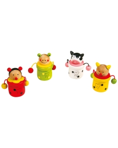 Posodica za mlečne zobke z navojem