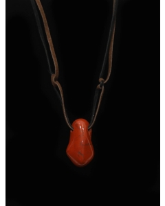 Ogrlica iz naravnega kamna rdeči jaspis