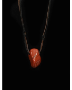 Ogrlica iz naravnega kamna rdeči jaspis