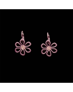 Uhani viola rožice SHAGWEAR