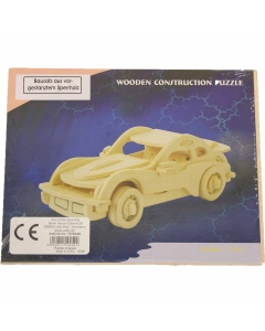 Naravni les 3D Puzzle - Avto