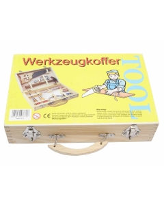 Leseni kovček z orodjem