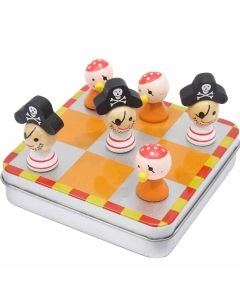 Križci in krožci v kovinski škatli