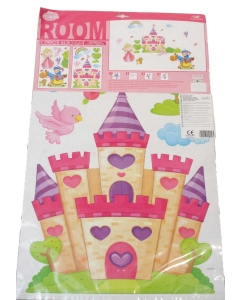 Stenske nalepke princesa in vitez