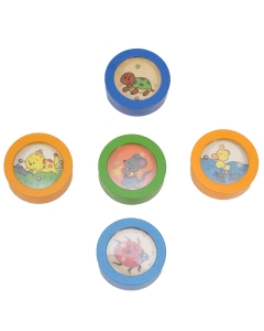 Igrica 4 v luknjico lesena