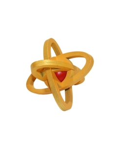 Lesena miselna sestavljanka " Srce oceana"