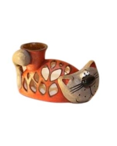 Čajna svečnik muca