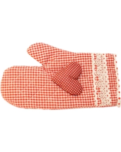 Rokavica za pečico s srčkom-leva