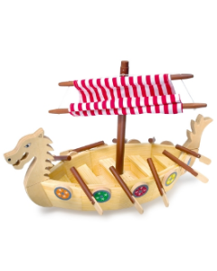 Gusarska ladja lesena dim. 45*20 cm