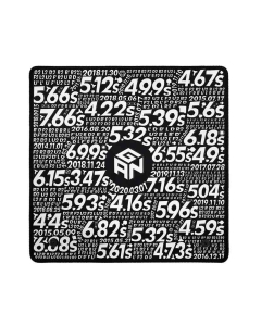 Podloga Za Kockanje in Računalniško Miško - Dark/silver GAN