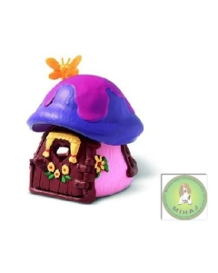 Smrčja hišica Schleich roza.