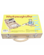 Leseni kovček z orodjem