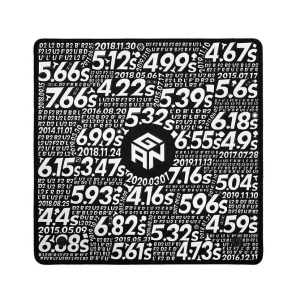 Podloga Za Kockanje in Računalniško Miško - Dark/silver GAN