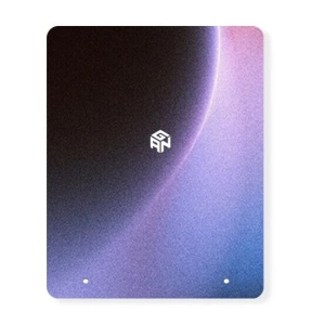 Podloga Za Kockanje in Računalniško Miško - GAN Halo Črna/vijolična